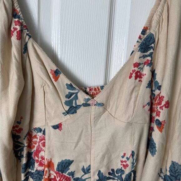 Free People Francesca Floral Print Mini Dress S - Picture 4 of 11